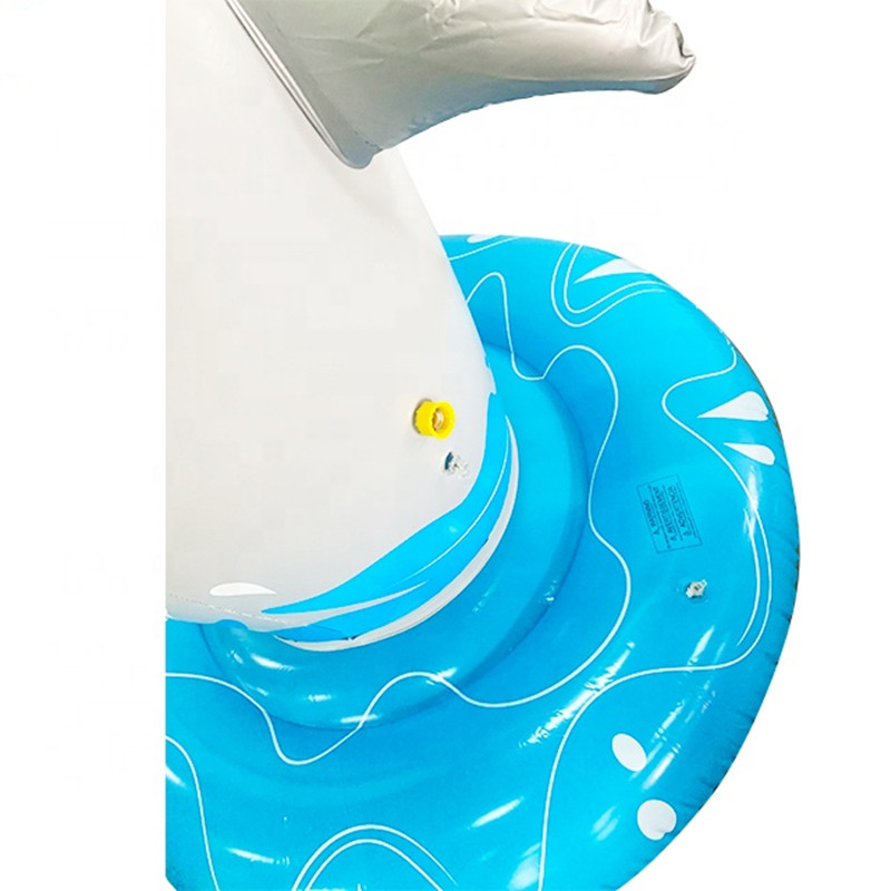 Inflatable summer garden toys Giant Shark Sprinkler for Kids Inflatable Water Toys 