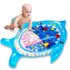 Inflatable baby water play pad Education water filled game pad shark shape water mat