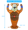 PVC Kids Garden Dart Game Set Inflatable Eco-Friendly Brown Orang Dart Game Set Toys