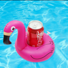 Factory New Design Inflatable PVC Flamingo Drink Holder for Swimming Pool 