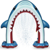 Giant Shark Sprinkler for Kids - Summer Inflatable Water Toys Outdoor Arch Sprinkler
