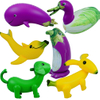 New Design Creative Weird Water Party Decorative Toys Cabbage Eggplant Duck Banana Dog Dolphin Inflatable Animals Toys for Kids