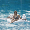 Adults Thickened Floating Row Large Angel Wings Floating Bed Children Inflatable Swimming Ring Toys