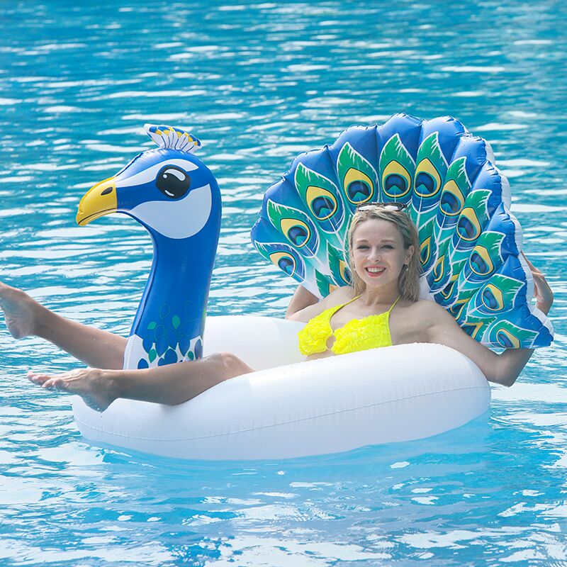 peacock inflatable raft