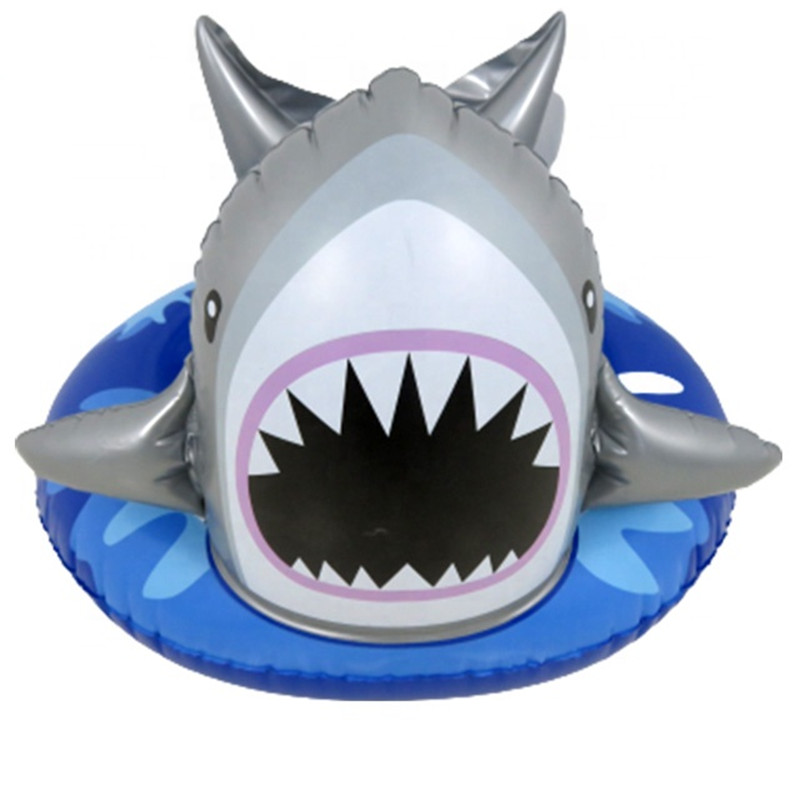 Inflatable Swimming Ring Shark Animal Kids Swimming Pool Float Lounger Beach Floats Toys