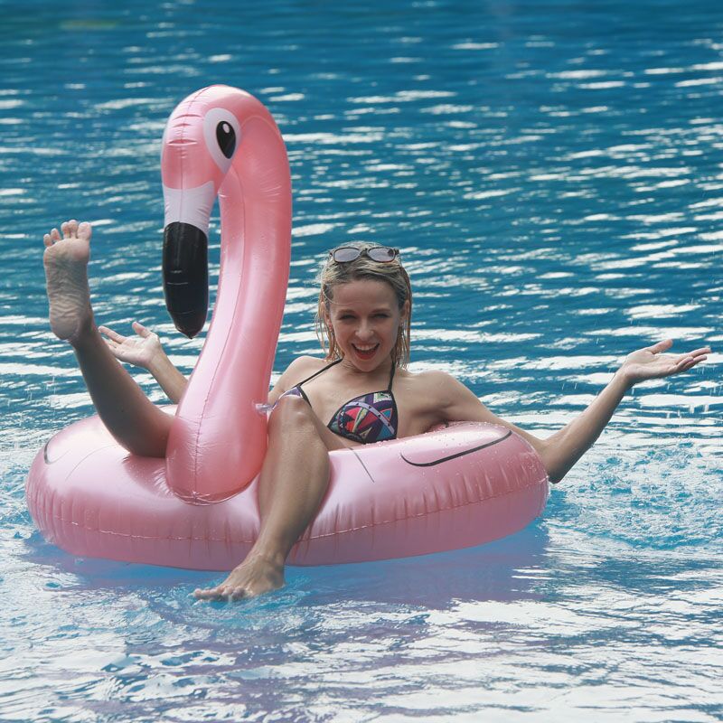 Flamingo Pool Float Party Tube Inflatable Swim Toys Summer Beach Pool Decorations Toys