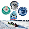 IN STOCK 47 inch snow tube inflatable sleds & Christmas snow tubes Santa Claus print heavy duty hard bottom snow tube