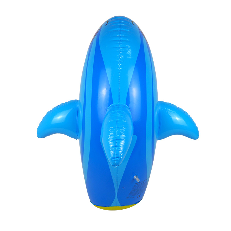 Inflatable Dolphin Tumbler Toy Children's Waterproof Boxing Bag Puzzle Fitness Exercise for Kids