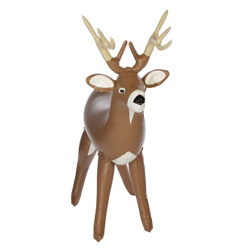 3D Inflatable Deer Target Inflatable Buck for Kids Suitable for Indoor and Outdoor Play 