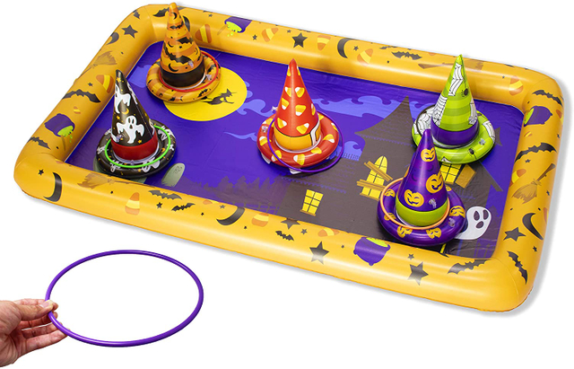 Inflatable Halloween Party Ring Toss Game Toy