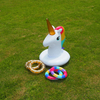 inflatable new design PVC toys unicorn shape outdoor garden toss game for kids fun party unicorn toy set