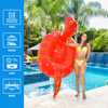 Inflatable Dinosaur Pool Float Fun Pool Floaties for Kids and Adults Giant Ride-On Raft Lounge Summer Pool Toys for Party