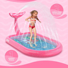 Mermaid Design Inflatable Sprinkler Pool Outside Backyard for Kids Summer Water Party