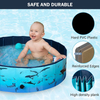 48‘’ Dog Paddling Pool Bath Pool Dog Pet Bathing Tub Thick Kiddie Pool for Dogs & Cats Slip-Resistant Collapsible Pet Pool for Outdoor & Indoor