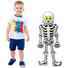 Inflatable Halloween Toys Kit Blow Up Ghosts Bat Black Cat and Skull Inflates Halloween Theme Party Decorations