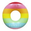 IN STOCK Rainbow Trip Inflatable Swimming Ring New Starry Eyed Pool Floating Water Party Toy