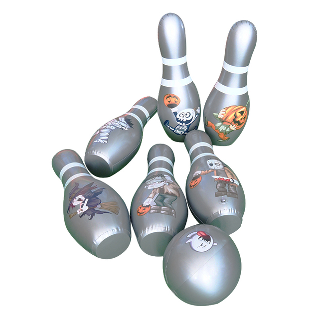Inflatable Halloween Bowling Game Zombie Toys for kids