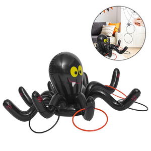 Halloween home supplies festival celebration props decor Inflatable Spider Ring Toss Game Toys for Holiday Party Decorations