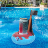 Inflatable Drink Floats Inflatable Cup Holders Ice-cream-Shape Mermaid drink holder for Swimming Pool Party