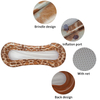 Inflatable Pool Float Brindle Design with Mesh for Kids And Adults Indoor Outdoor Summer Water Party