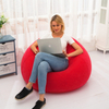 Wholesale Price New Modern Simple Adult Single Air Chair Leisure Office Foldable Recliner Spherical Lazy Inflatable Flocked Sofa